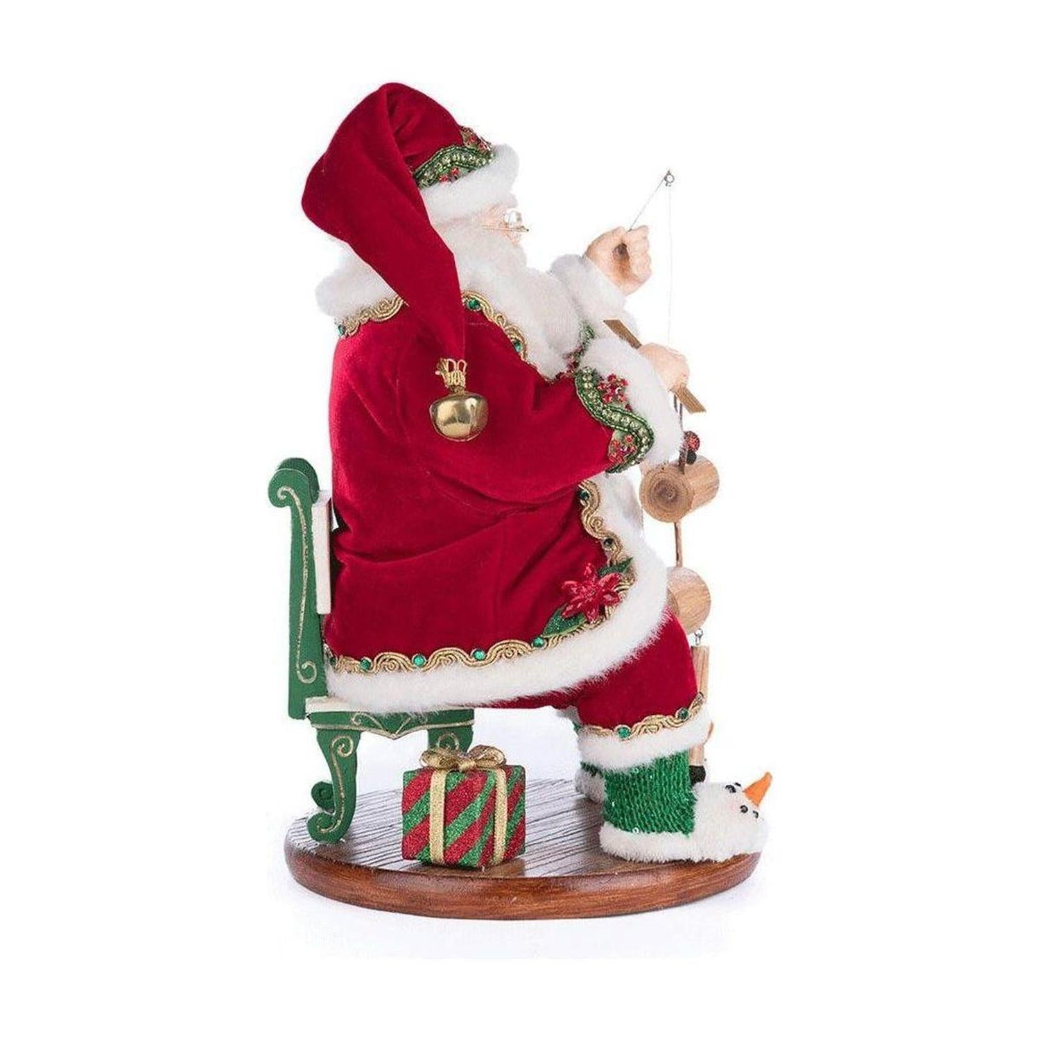 Katherine's Collection 14" Holiday Magic Santa With Marionette