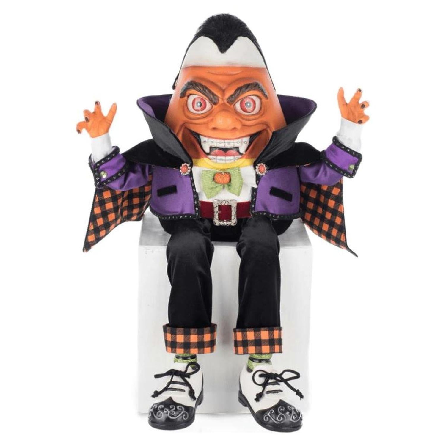 Katherine's Collection 19" Count Candy Corn Ledge Sitter