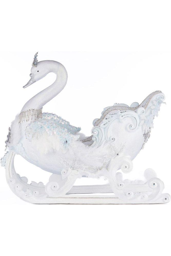 Shop For Katherine's Collection 21" Dazzling Swan Sleigh