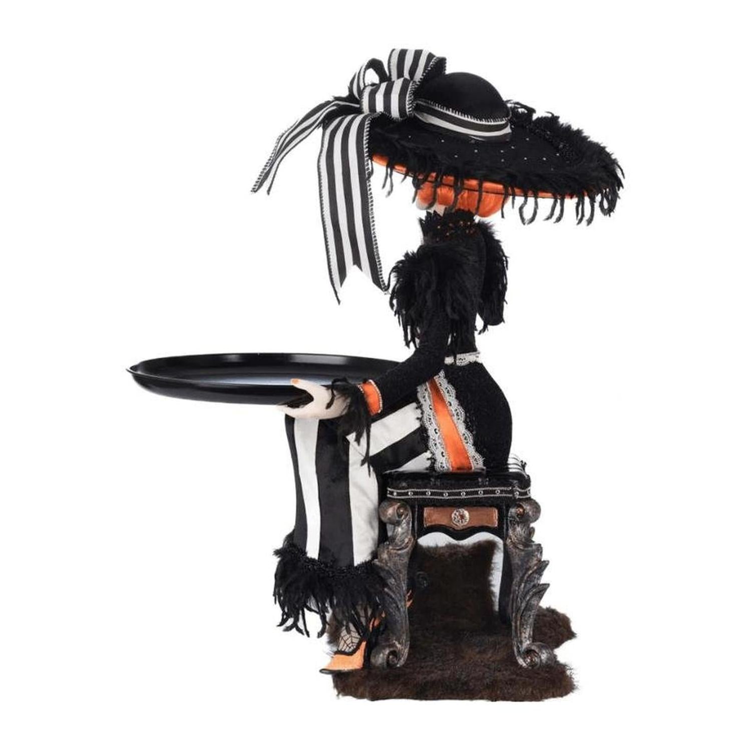 Katherine's Collection 24" Mrs. Macabre with Serving Tray