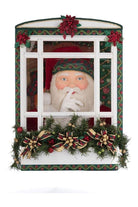 Shop For Katherine's Collection 26.5" Holiday Magic Santa In Window