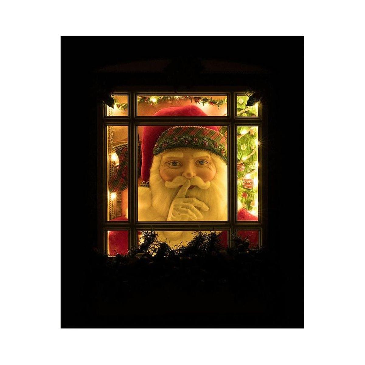Shop For Katherine's Collection 26.5" Holiday Magic Santa In Window