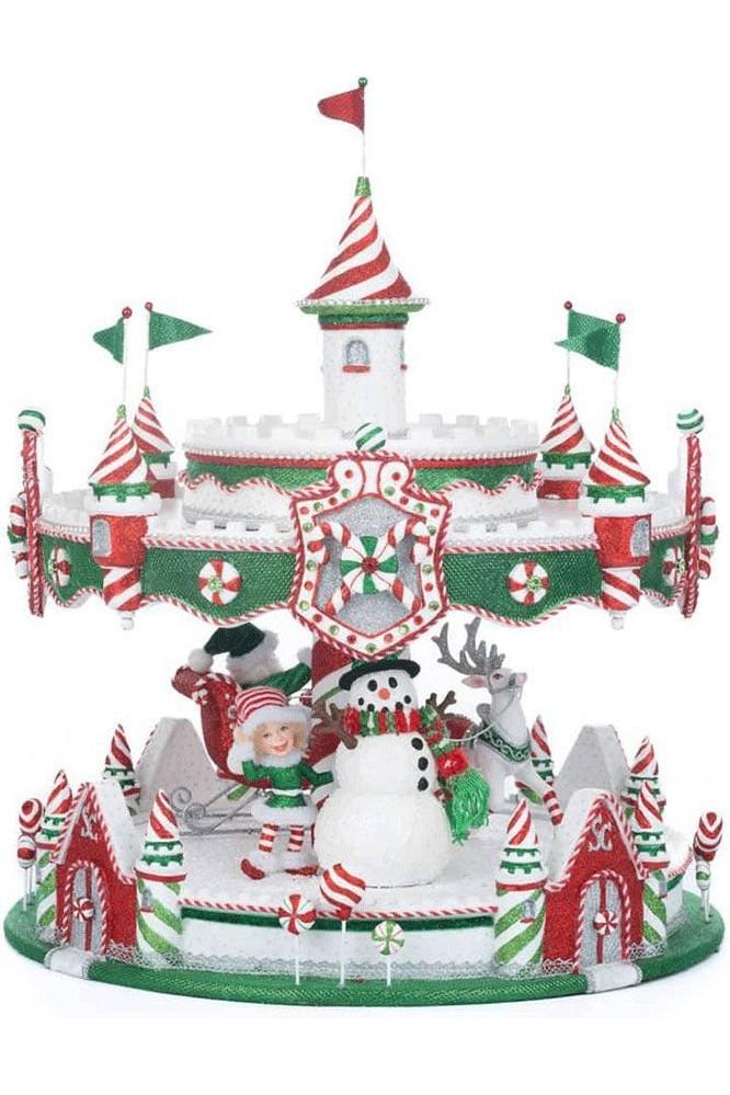 Shop For Katherine's Collection 48" Peppermint Palace Christmas Carousel Cupcake Server