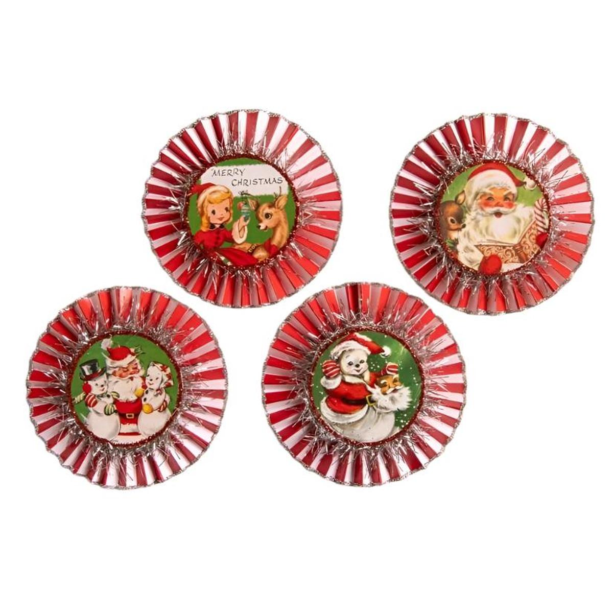 Shop For Kitschmas Rosette Ornaments (Set of 4)
