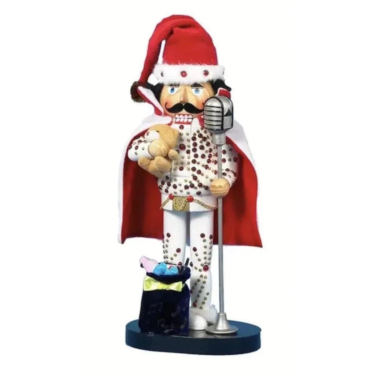 Shop For Kurt Adler 10" Elvis Presley® In White Suit Nutcracker