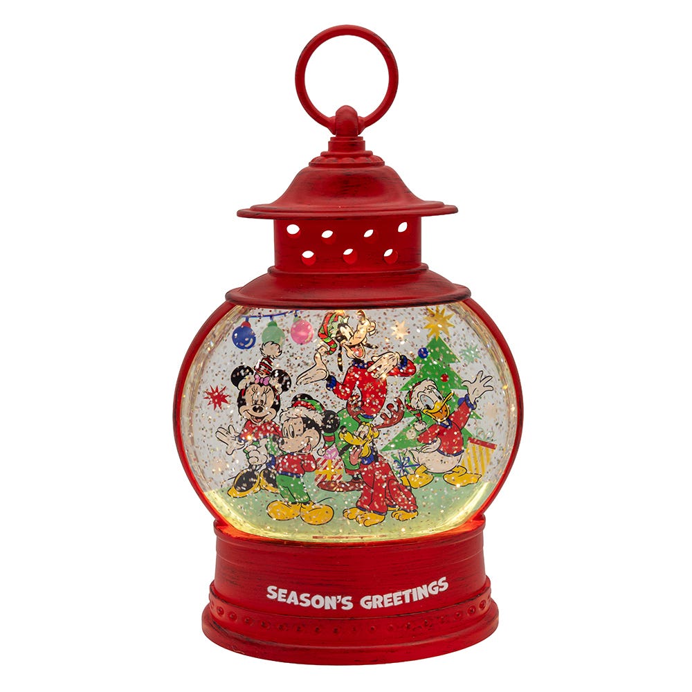 Shop For Kurt Adler 10 - Inch Disney Lantern with Spinning Glitter Water