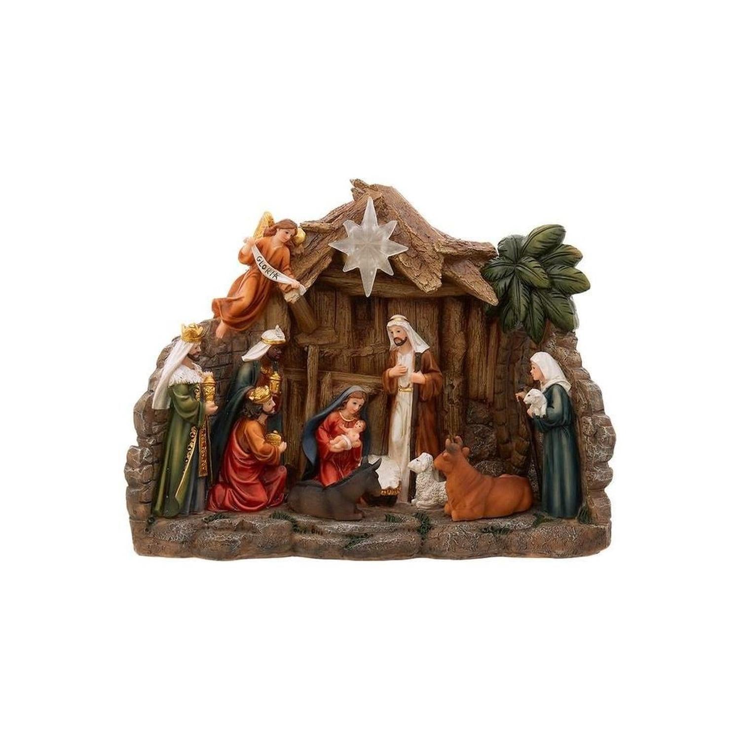 Shop For Kurt Adler 10.4" Battery Operated Light - Up Nativity