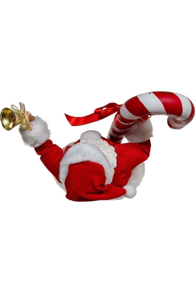 Shop For Kurt Adler 10.5" Fabriché Santa With Candy Cane