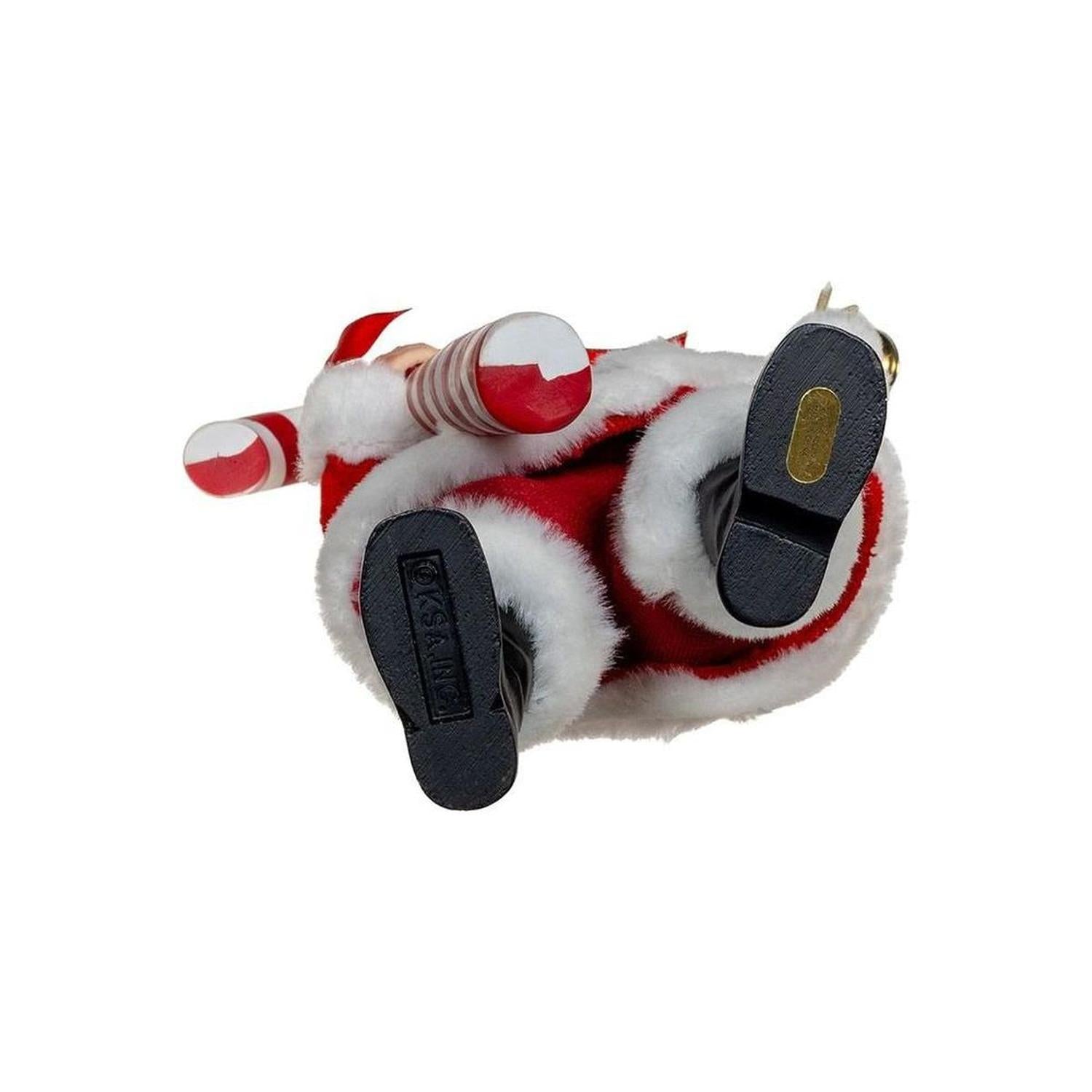 Kurt Adler 10.5" Fabriché Santa With Candy Cane