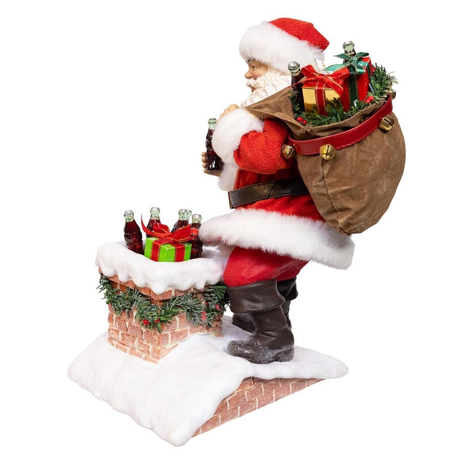 Kurt Adler 10.5-Inch Coca-Cola Santa Figurine