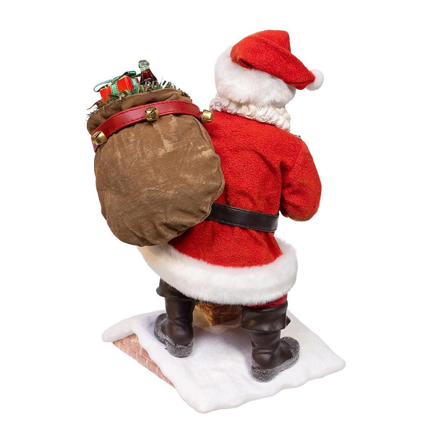 Kurt Adler 10.5-Inch Coca-Cola Santa Figurine
