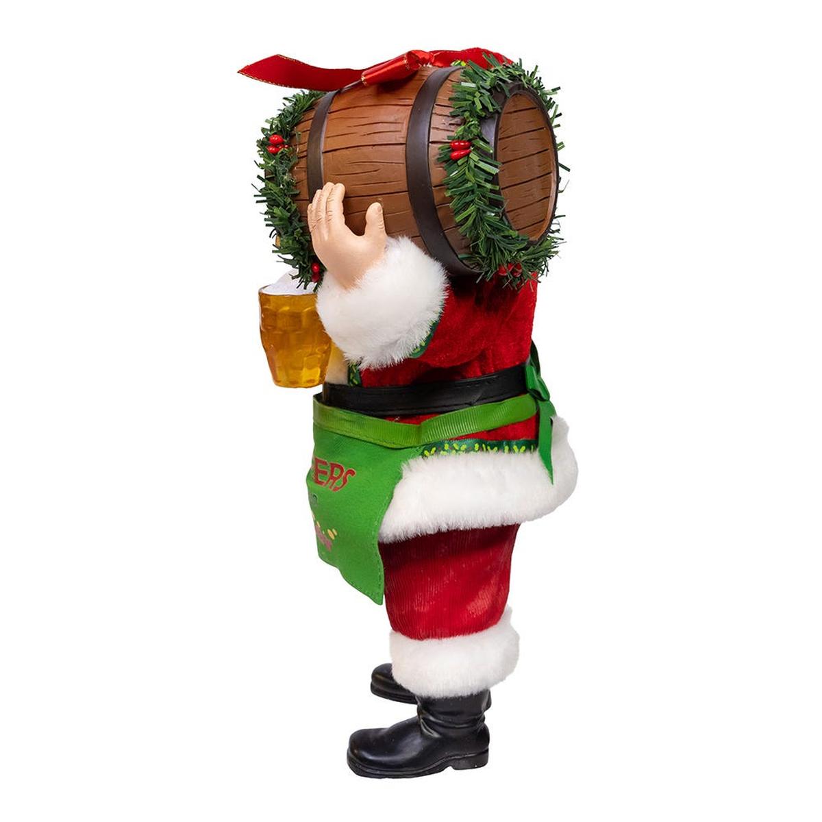 Shop For Kurt Adler 10.5 - Inch Fabriché Beer Santa with Barrel