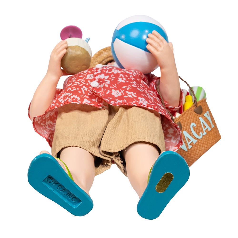 Shop For Kurt Adler 10.5 - Inch Fabriché Palm Beach Santa