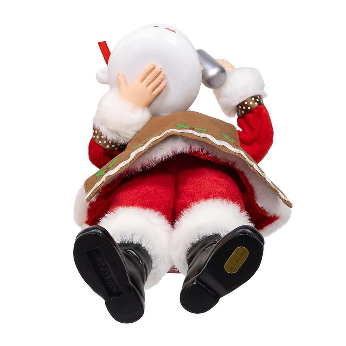 Kurt Adler 10.5-Inch Fabriché Santa Love Coffee Cup