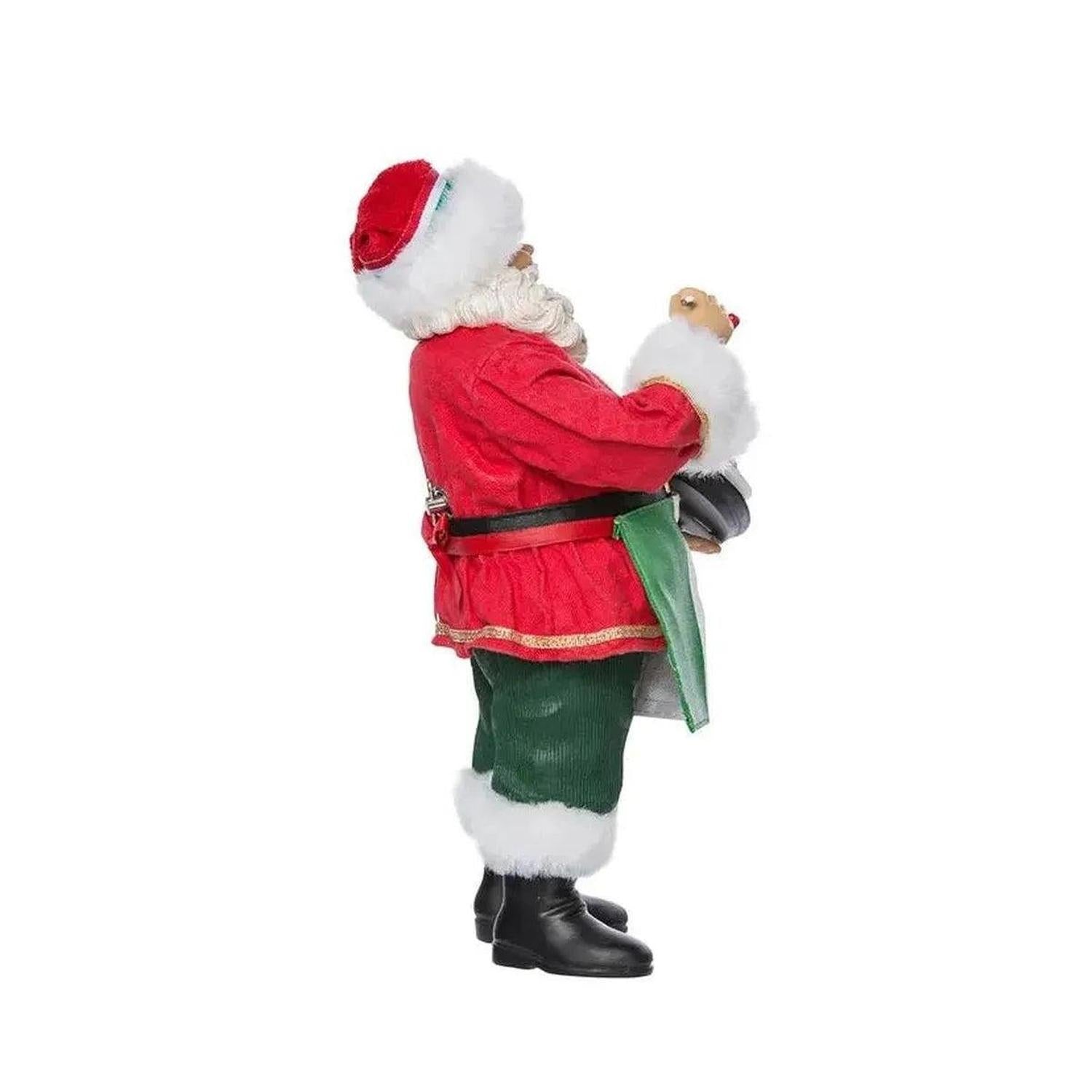 Kurt Adler 10.5-Inch Musical Italian Santa