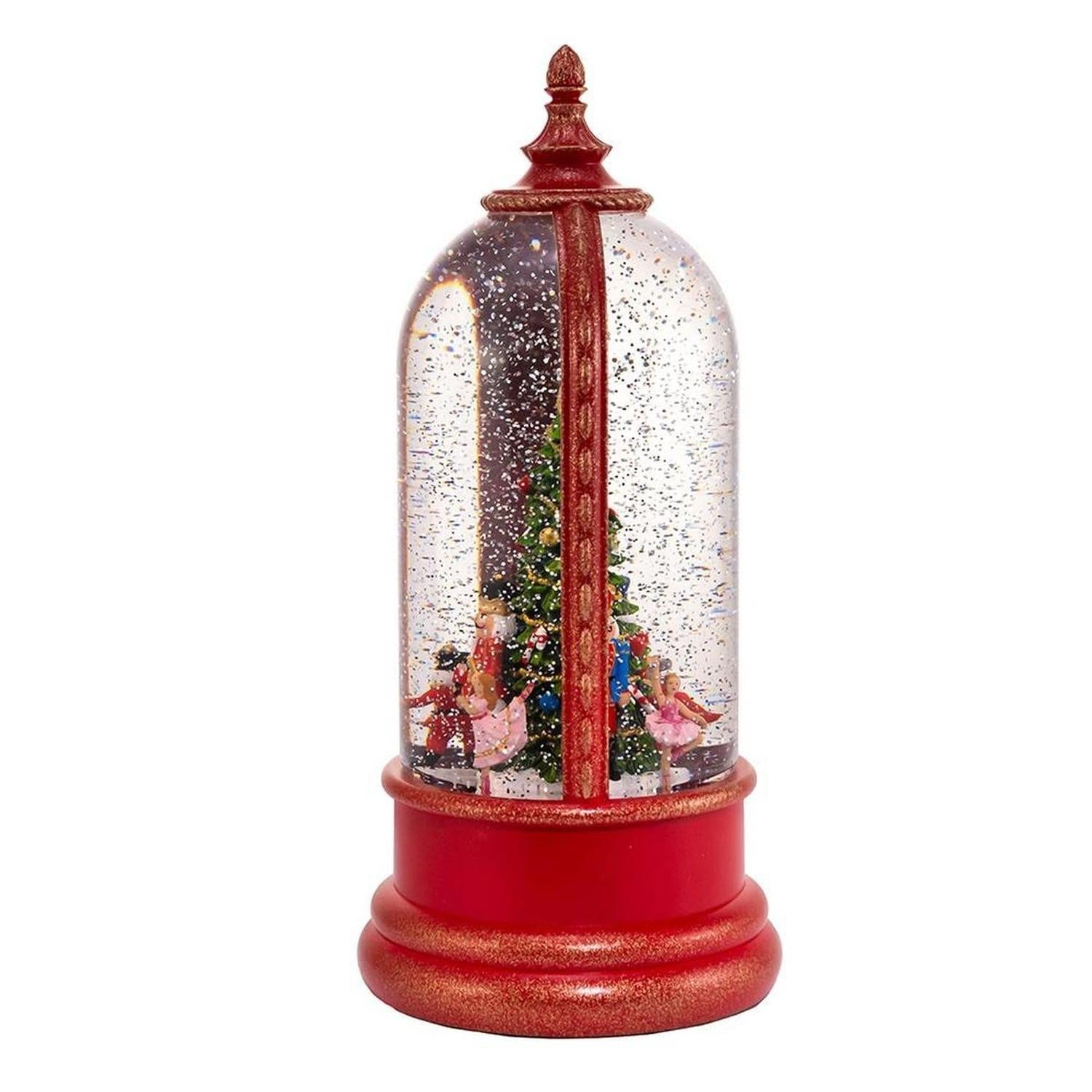 Kurt Adler 10.8-Inch Lighted Musical Nutcracker Water Lantern
