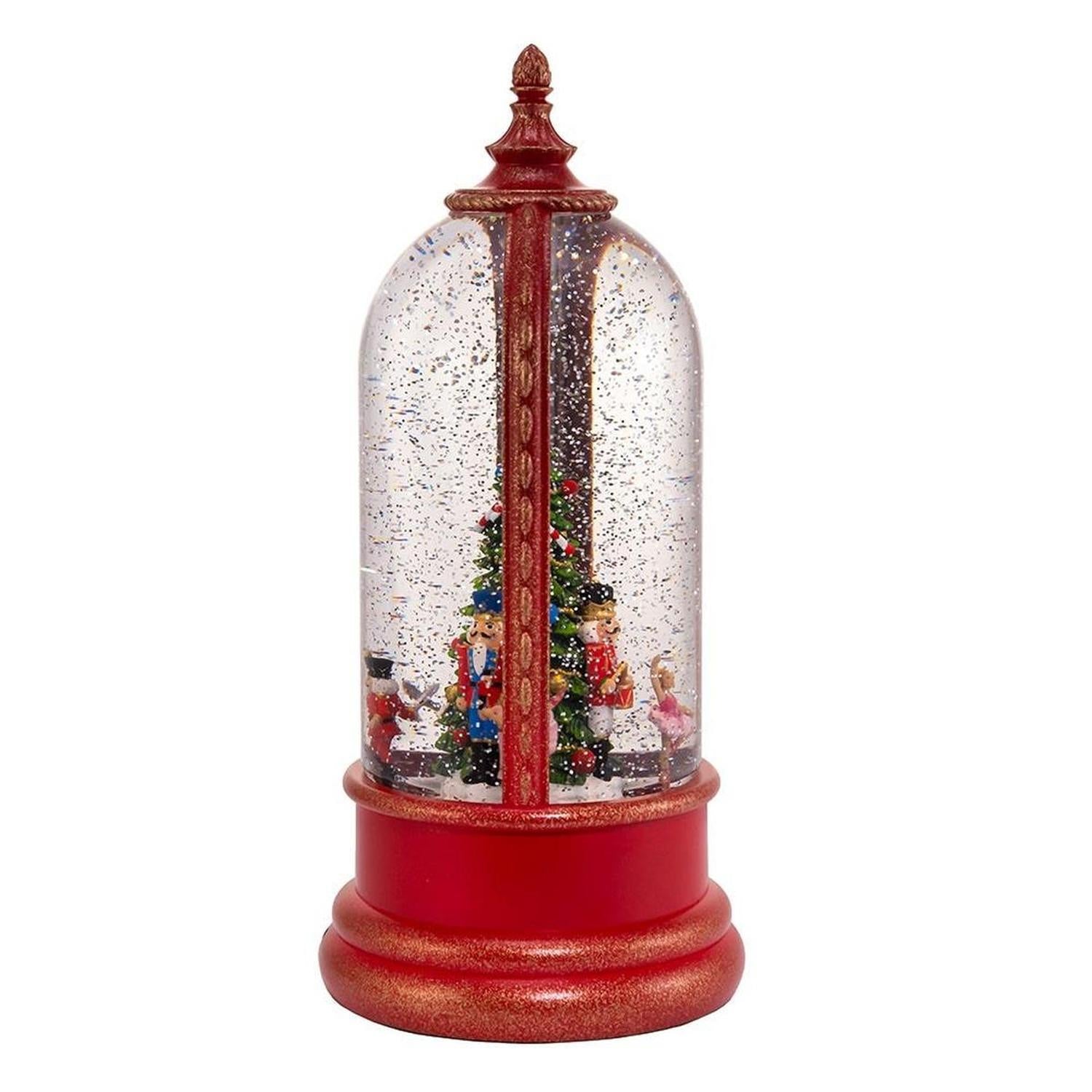Kurt Adler 10.8-Inch Lighted Musical Nutcracker Water Lantern