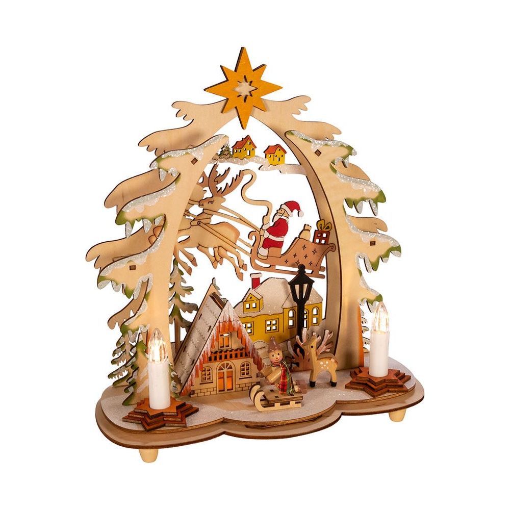 Shop For Kurt Adler 10.82" Battery - Operated Village LED House