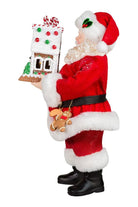 Shop For Kurt Adler 11" Battery - Operated Santa with Light - Up Gingerbread House