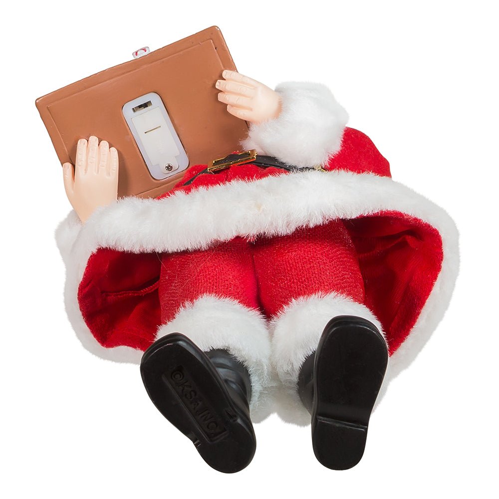 Shop For Kurt Adler 11" Battery - Operated Santa with Light - Up Gingerbread House