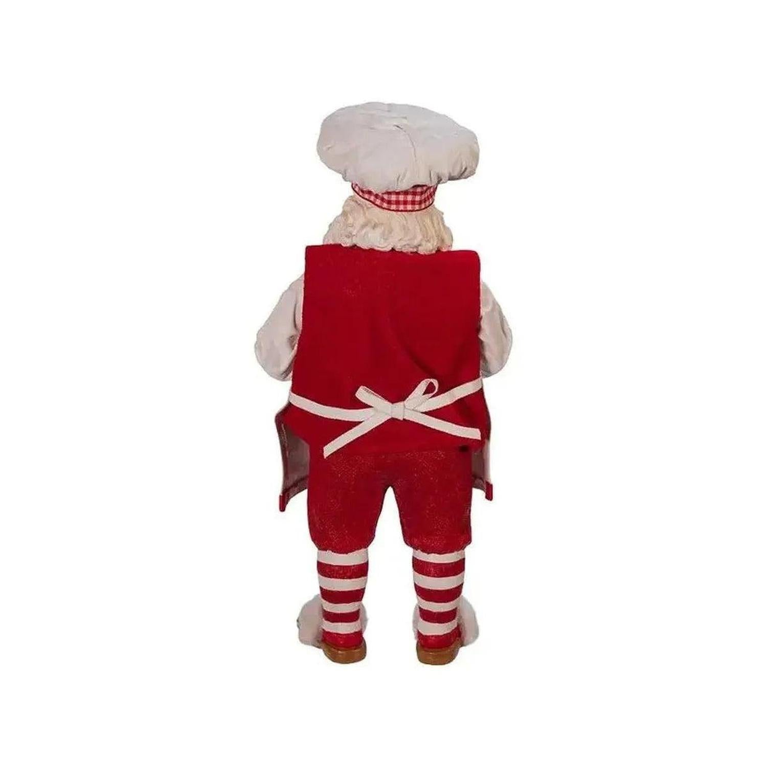 Kurt Adler 11" Fabriché™ Gingerbread Chef Santa