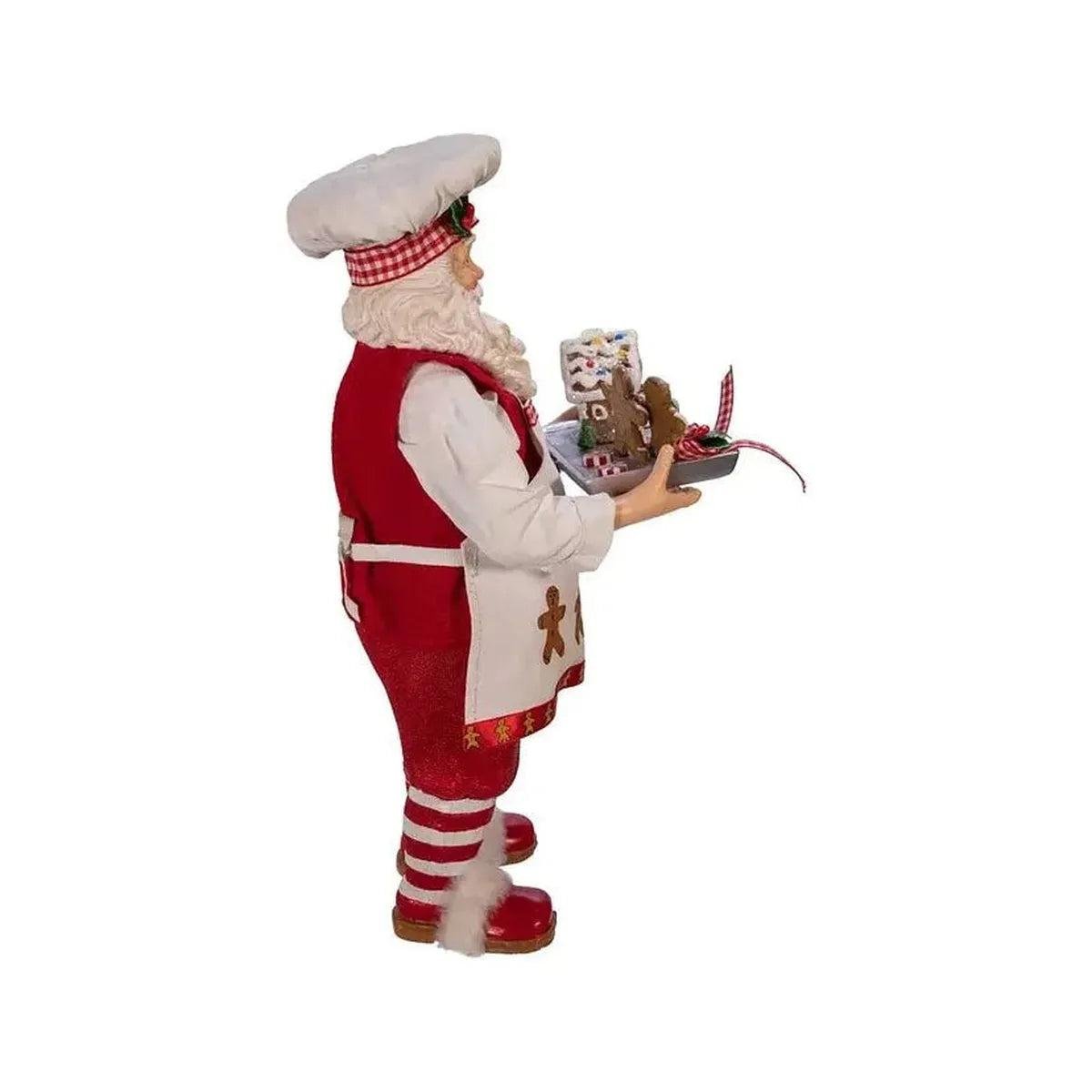 Shop For Kurt Adler 11" Fabriché™ Gingerbread Chef Santa