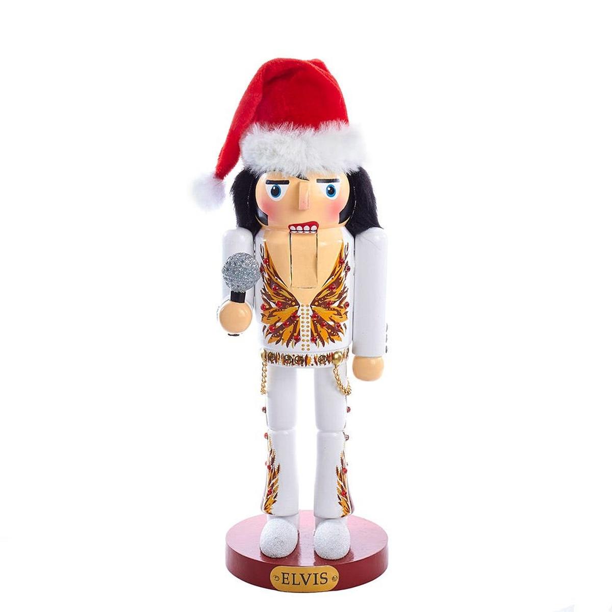 Shop For Kurt Adler 11 - Inch Elvis® in Flame Suit Nutcracker