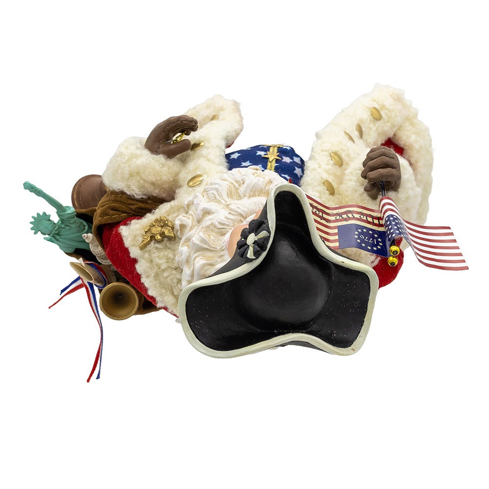 Shop For Kurt Adler 11 Inch Fabriché 250th Anniversary of America Musical Santa