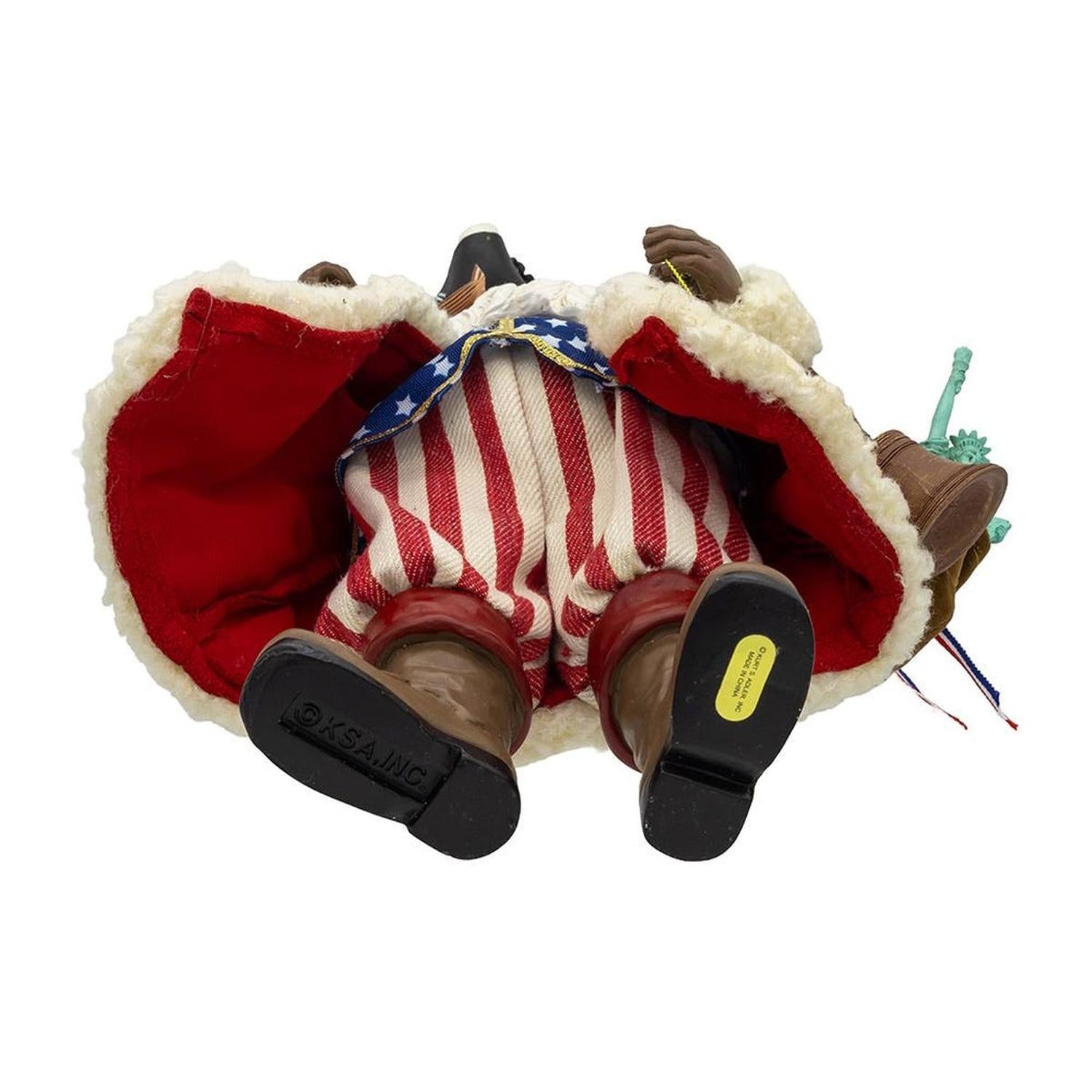 Kurt Adler 11 Inch Fabriché 250th Anniversary of America Musical Santa