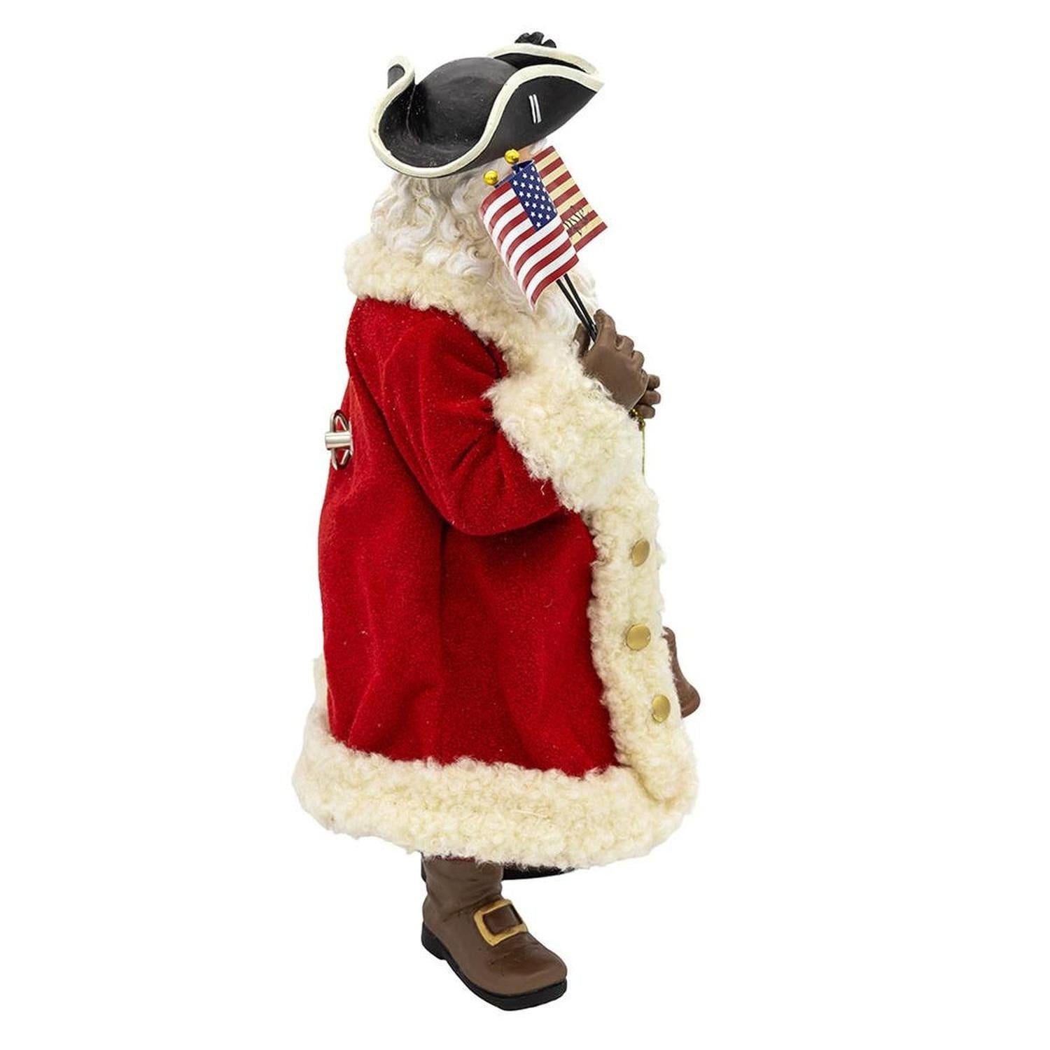 Kurt Adler 11 Inch Fabriché 250th Anniversary of America Musical Santa