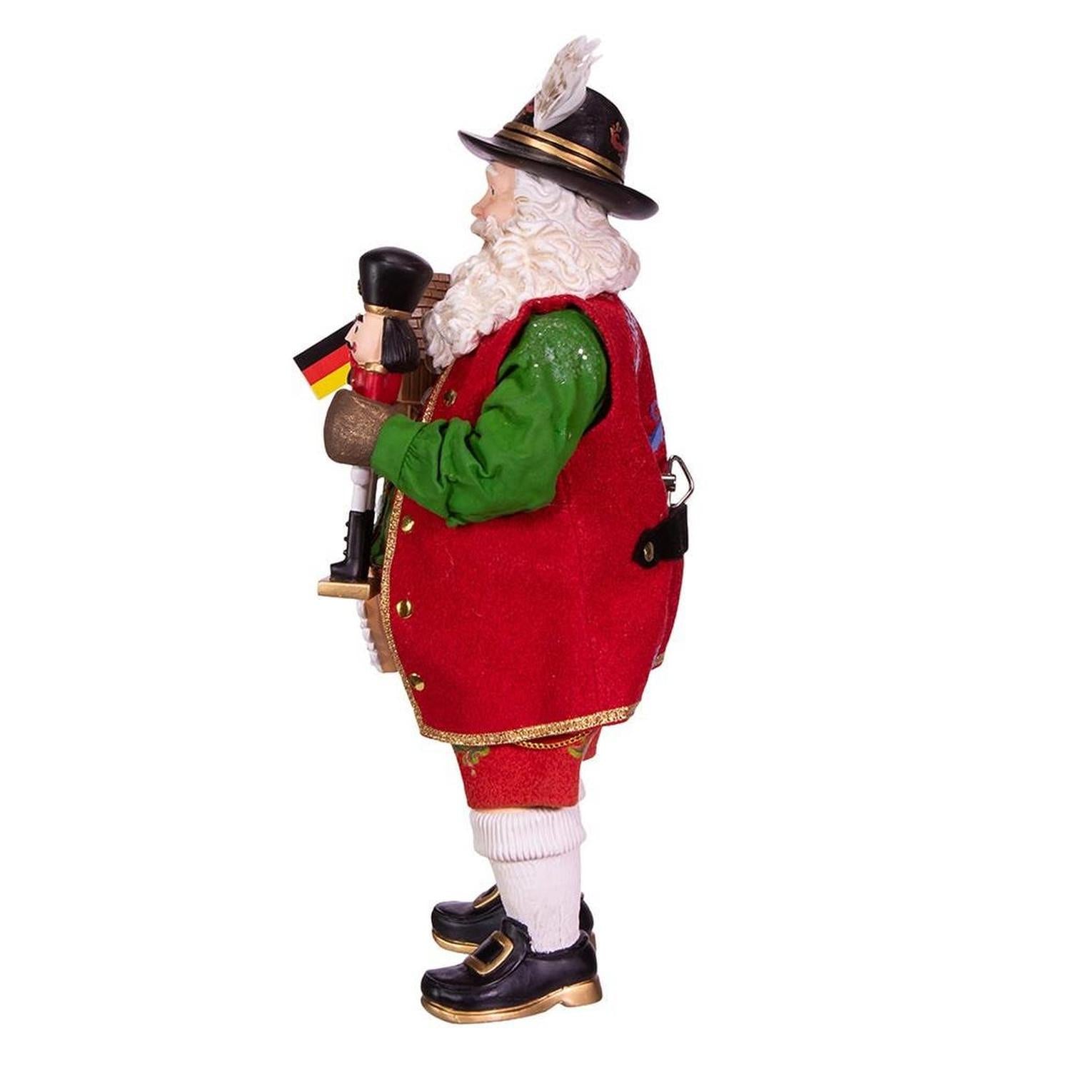 Kurt Adler 11-Inch Fabriché Musical German Santa
