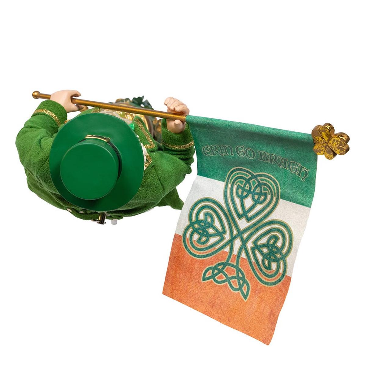 Shop For Kurt Adler 11 - Inch Fabriché Musical Irish Santa
