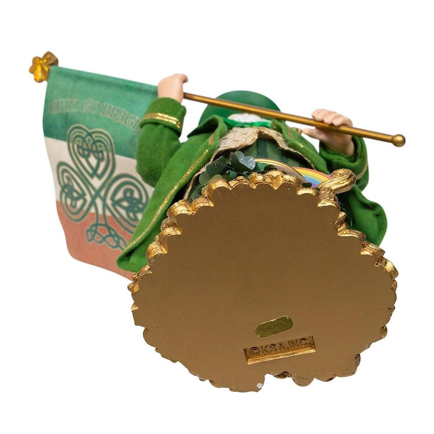 Shop For Kurt Adler 11 - Inch Fabriché Musical Irish Santa