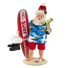 Shop For Kurt Adler 11 - Inch Fabriché Santa with Surfboard and Drink