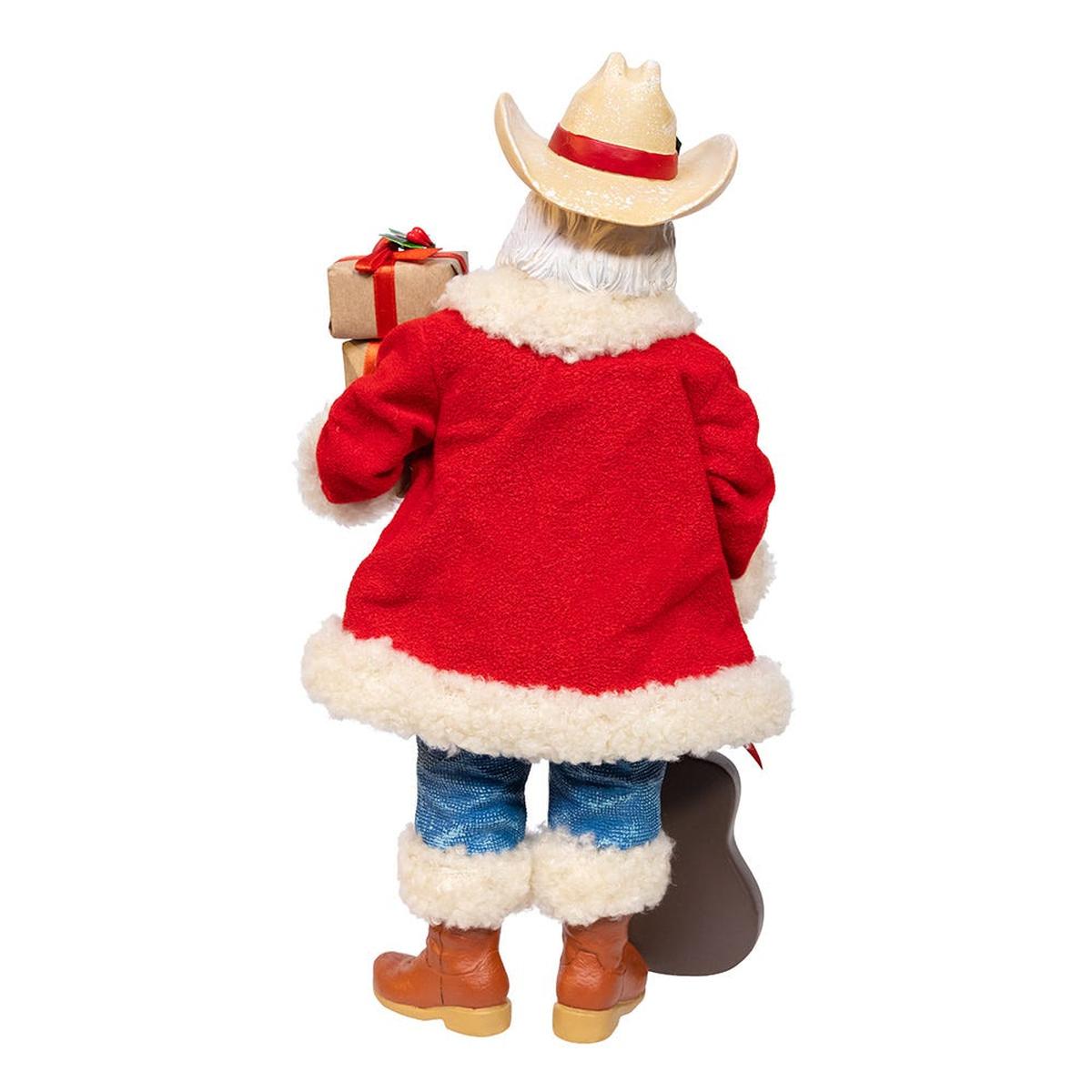 Shop For Kurt Adler 11 - Inch Fabriché Western Santa with Guitar