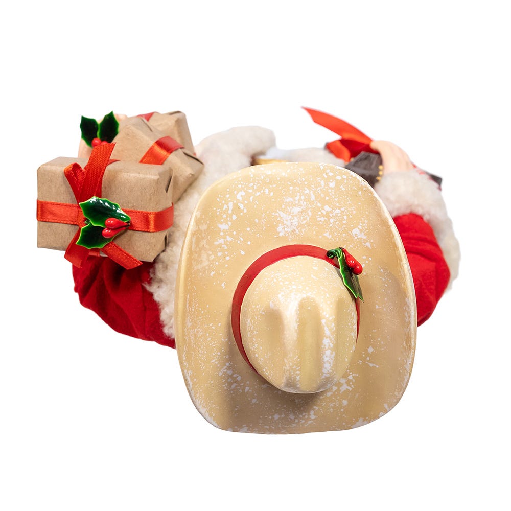Shop For Kurt Adler 11 - Inch Fabriché Western Santa with Guitar