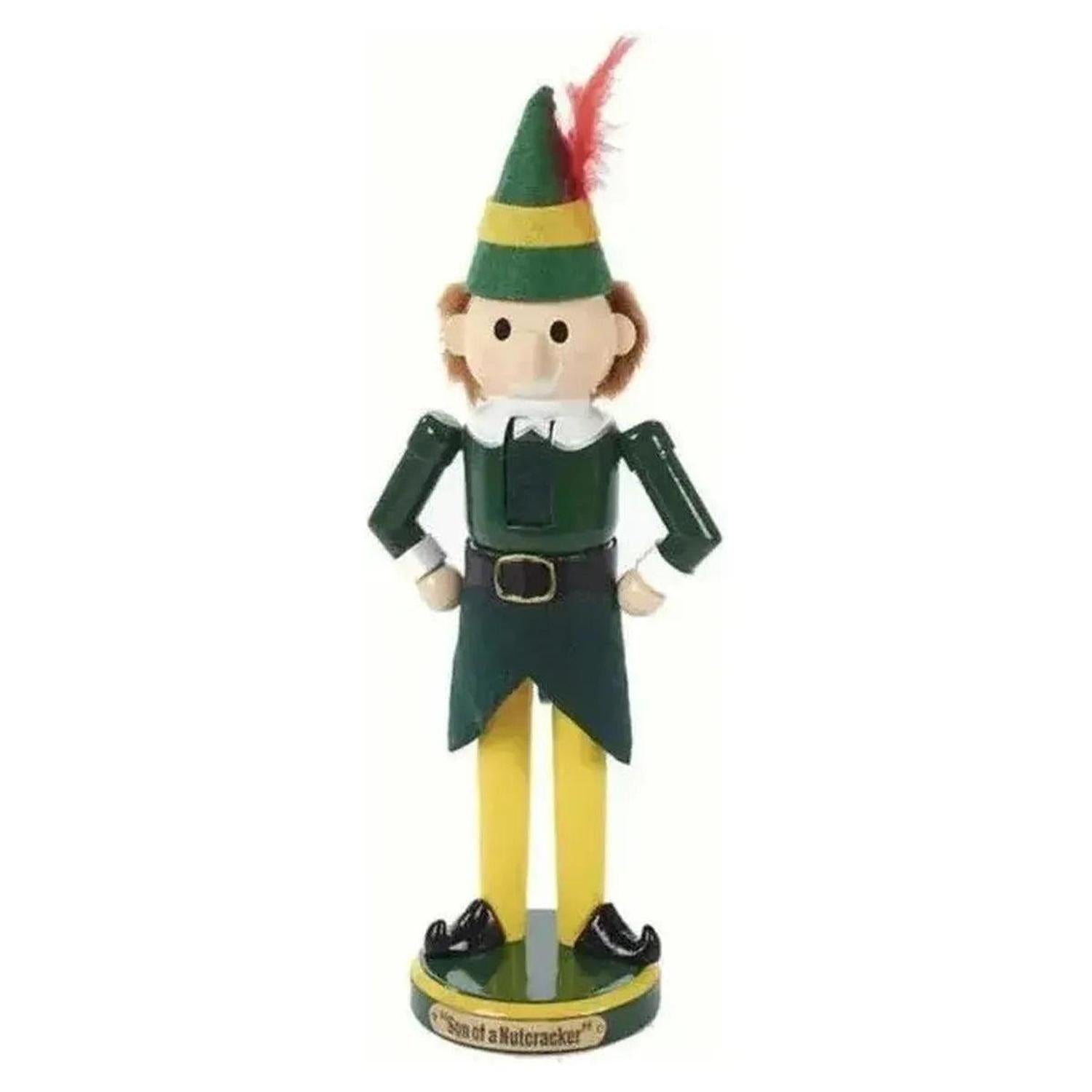 Kurt Adler 11" Wooden Buddy the Elf Nutcracker™