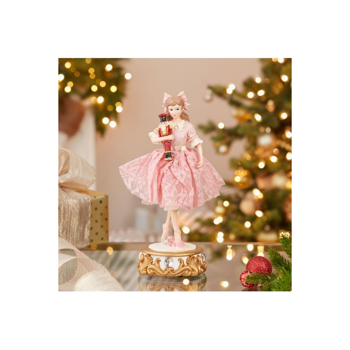 Shop For Kurt Adler 11.25" Clara Ballet Nutcracker Musical Deco