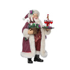 Shop For Kurt Adler 11.5 - Inch Fabriché Santa with Wine Basket