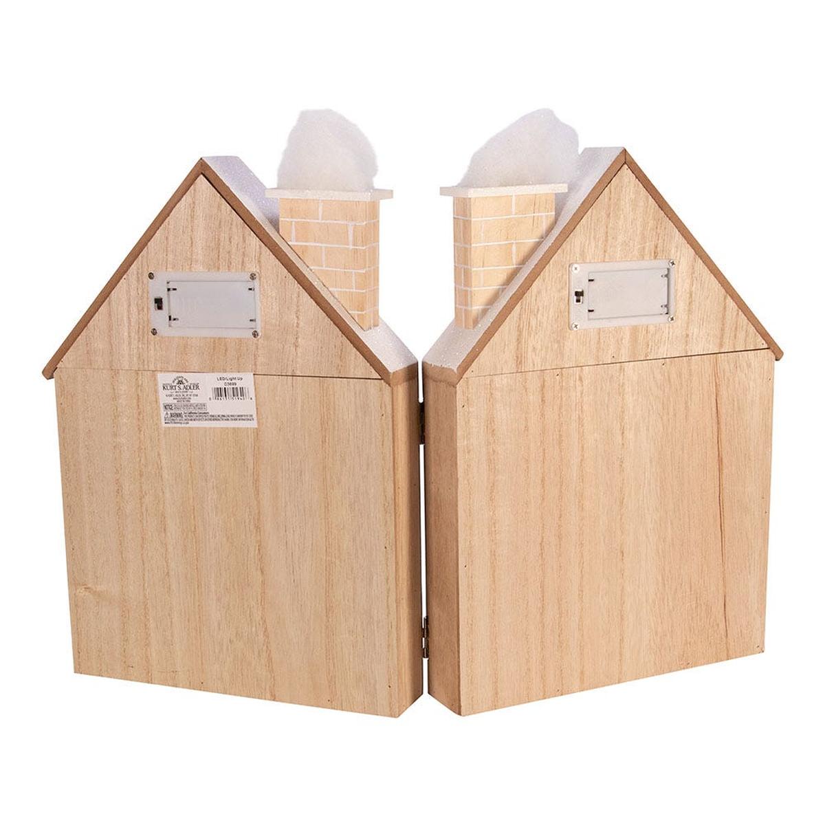 Shop For Kurt Adler 11.81 - Inch Wooden LED Nativity Advent Calendar