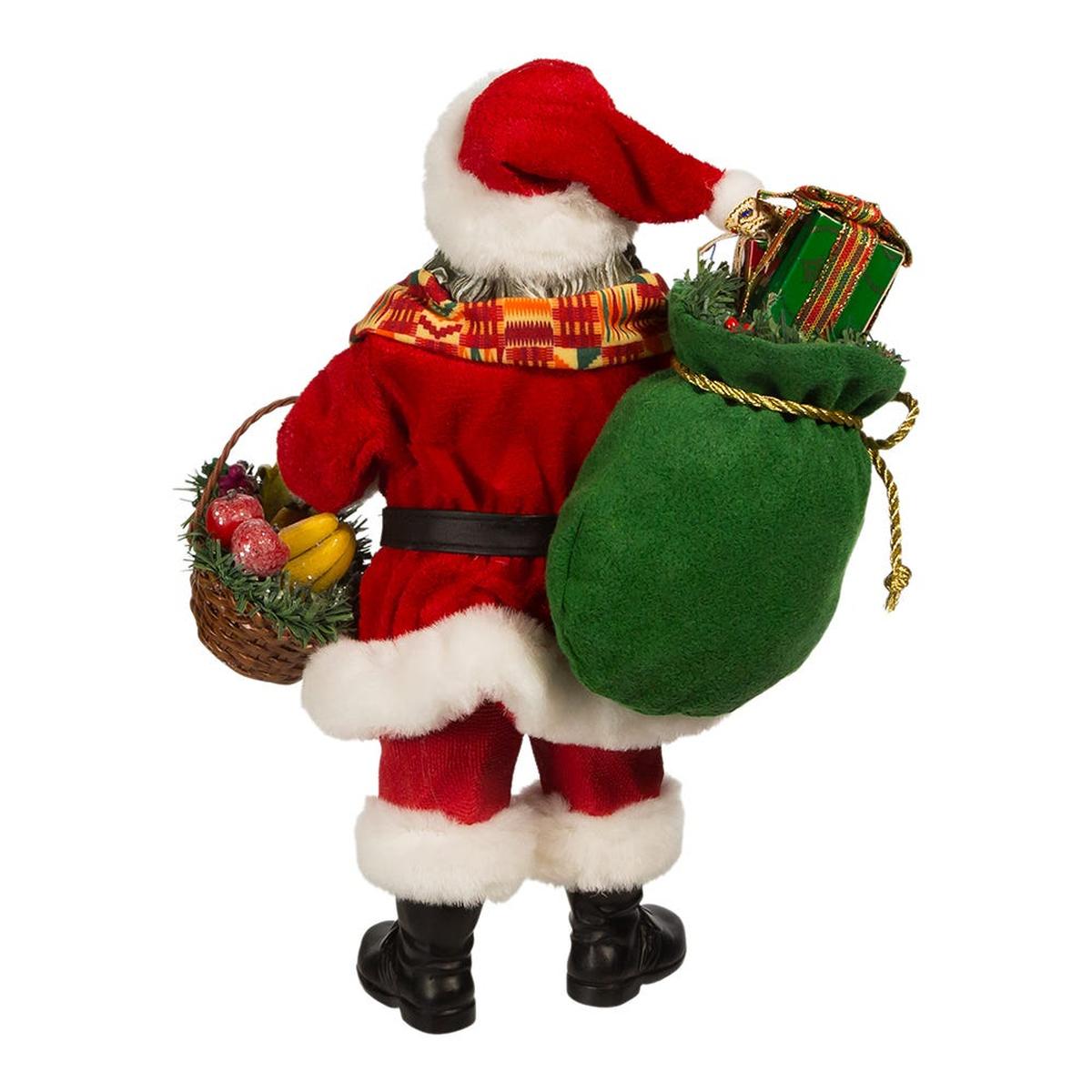 Shop For Kurt Adler 12 - Inch Fabriché Kwanzaa Santa