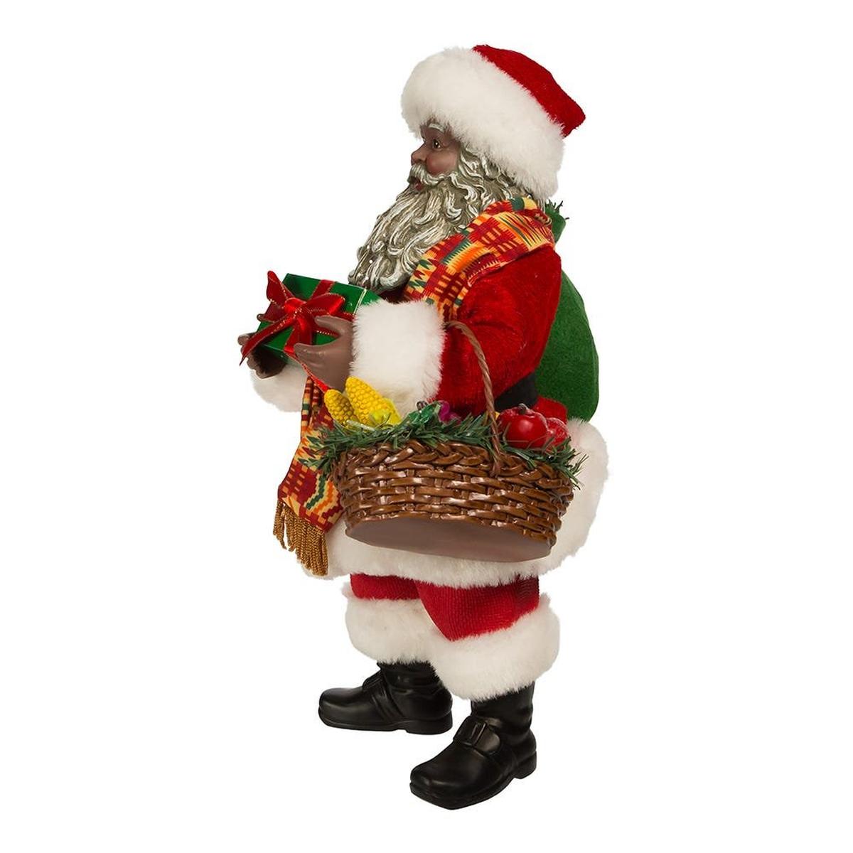 Shop For Kurt Adler 12 - Inch Fabriché Kwanzaa Santa