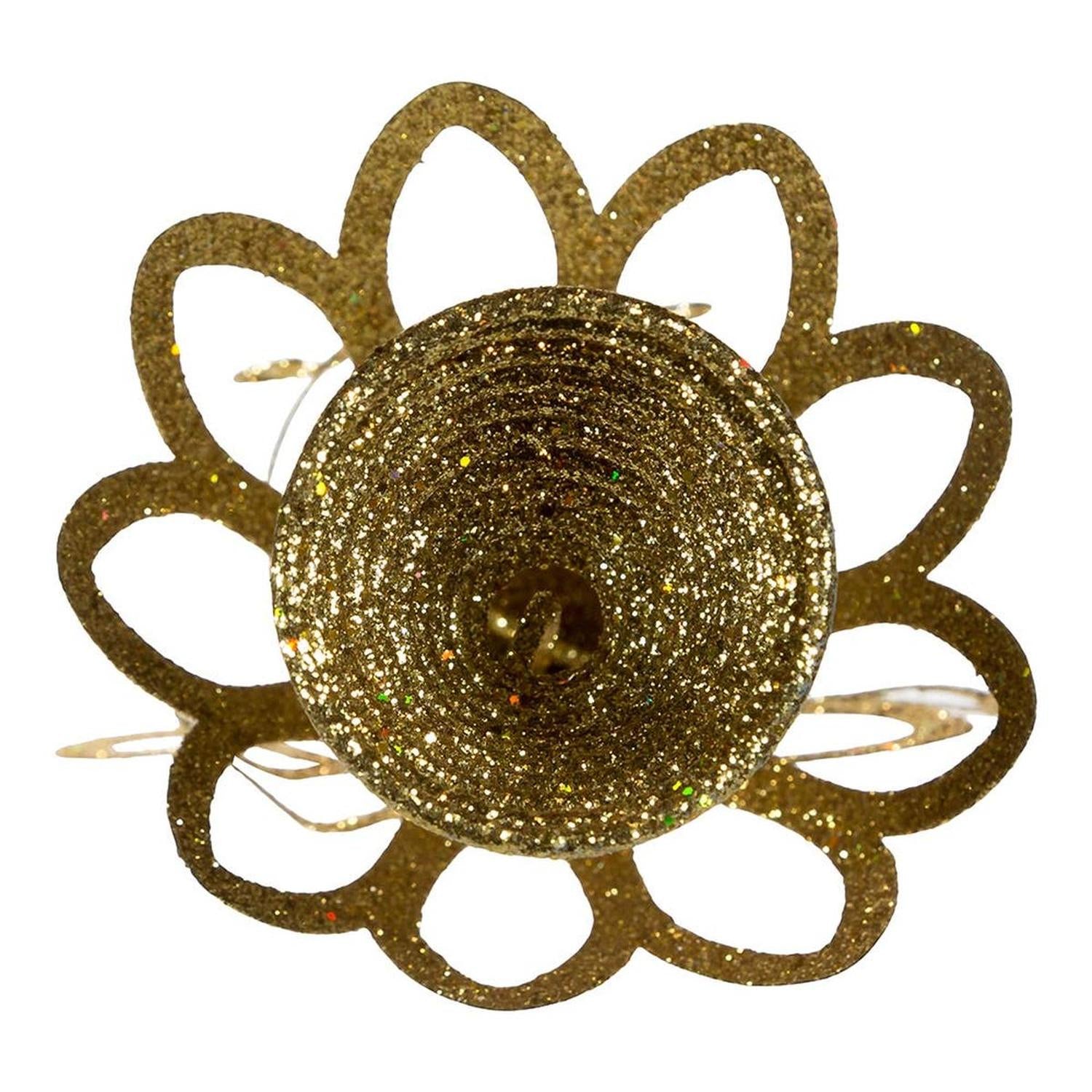 Shop For Kurt Adler 12 - Inch Gold Glitter Metal Angel Treetop