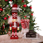 Shop For Kurt Adler 12 - Inch Hollywood Red Gingerbread Nutcracker with Cookie Hat