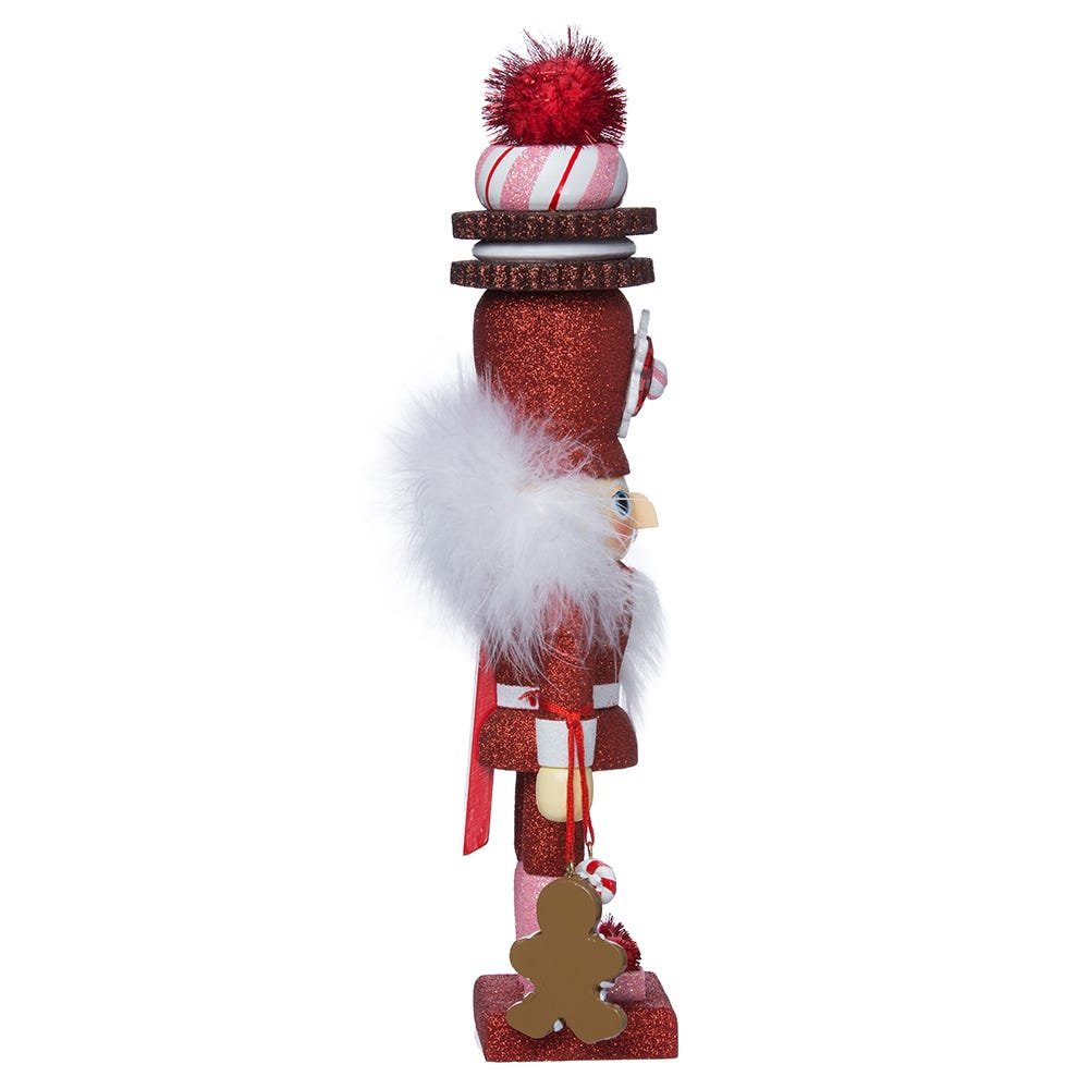 Shop For Kurt Adler 12 - Inch Hollywood Red Gingerbread Nutcracker with Cookie Hat