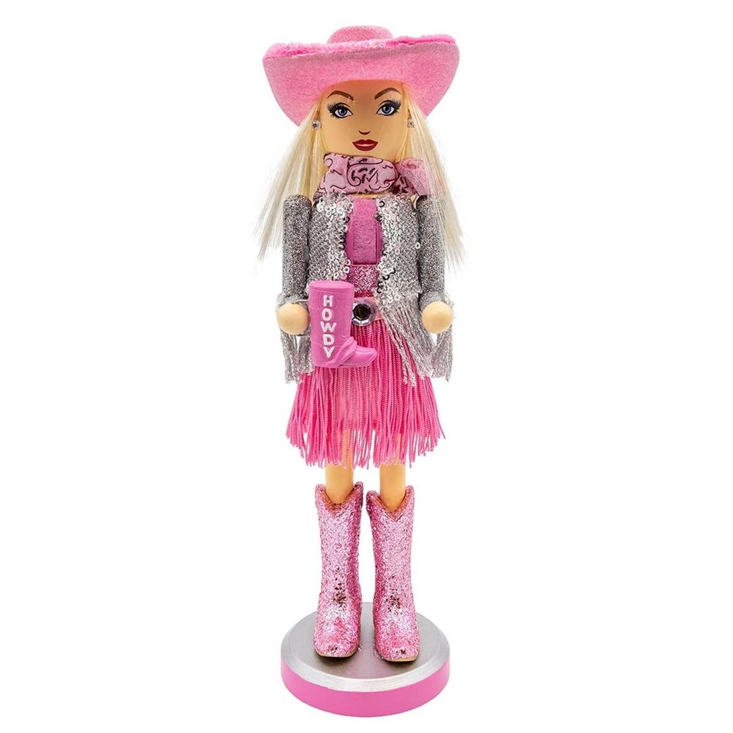Kurt Adler 12-Inch Honky Tonk Cowgirl Nutcracker