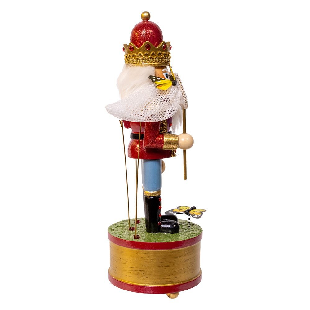 Shop For Kurt Adler 12 - Inch Musical Butterfly Catcher Nutcracker
