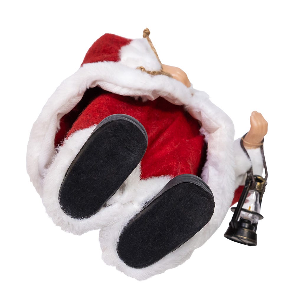 Shop For Kurt Adler 12 - Inch Standing Christmas Santa with Sack and Lantern