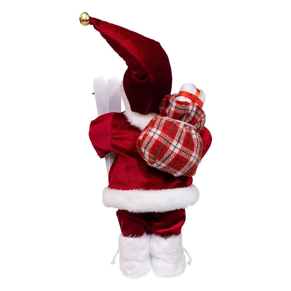 Shop For Kurt Adler 12 - Inch Standing Christmas Santa with Skis