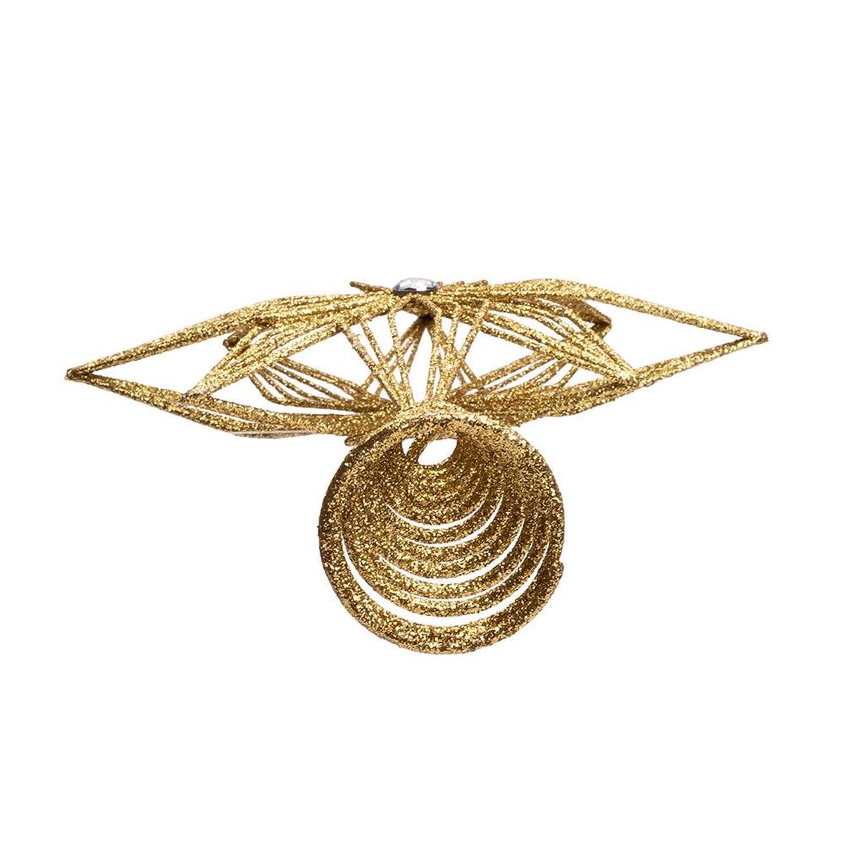 Shop For Kurt Adler 12 - Inch Unlit Gold Glittered 6 - Point Star Tree Topper